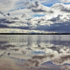 * reflective Lake Hart *