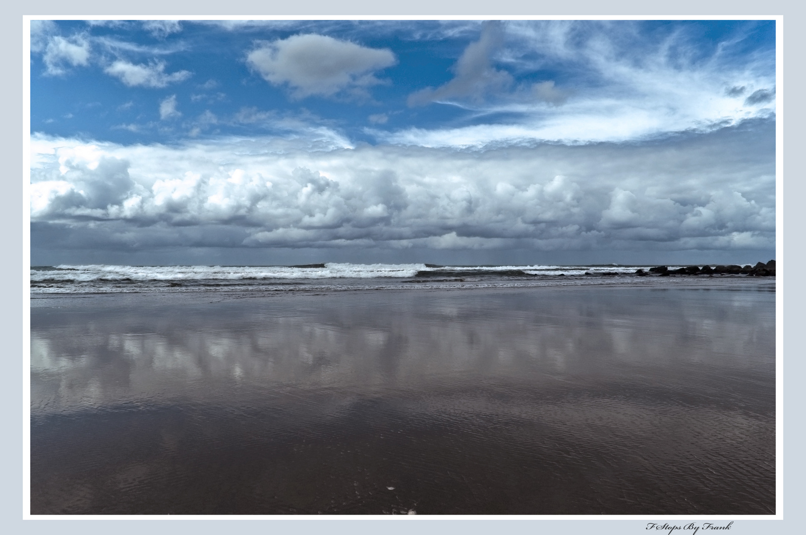 Reflective shore Wild Coast