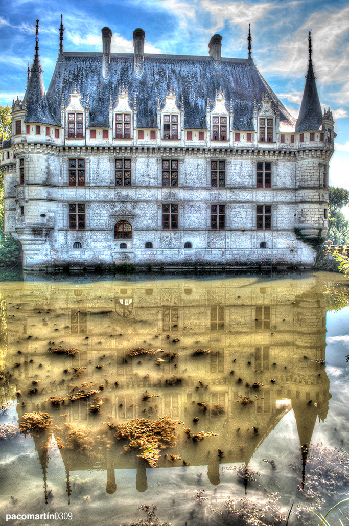 Reflejo Castillo de Azay Le Rideau