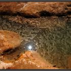 Reflejo del sol en las aguas de Ruidera