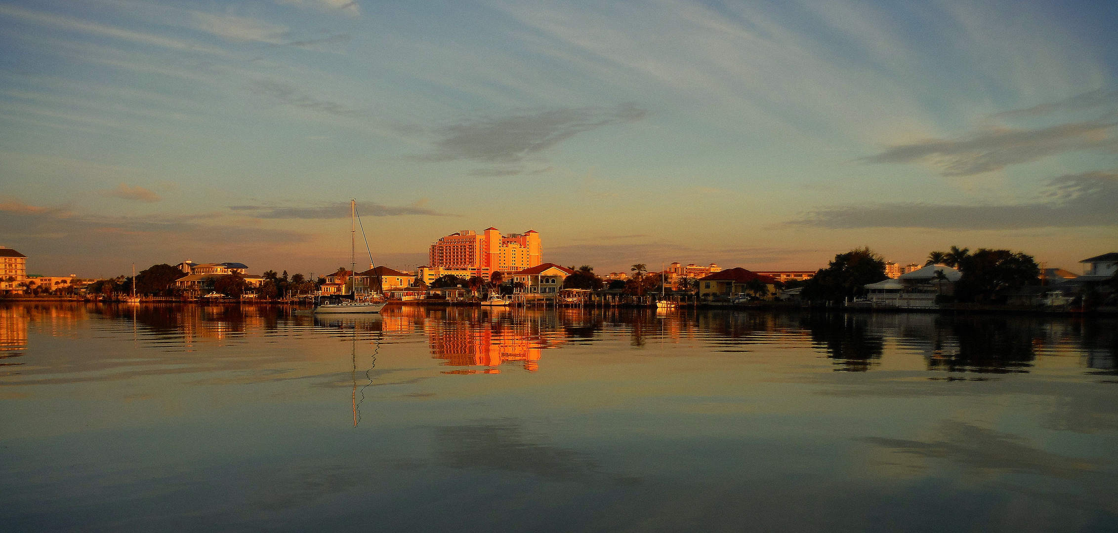 Reflejos de la bahía