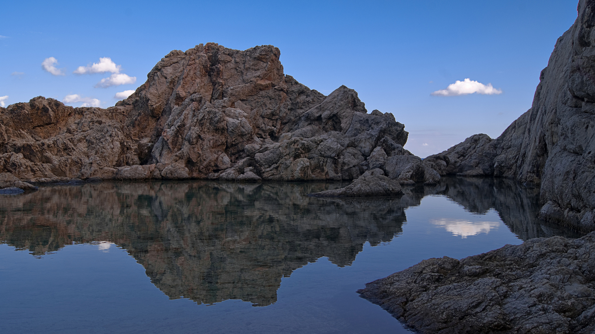 reflejos de la costa