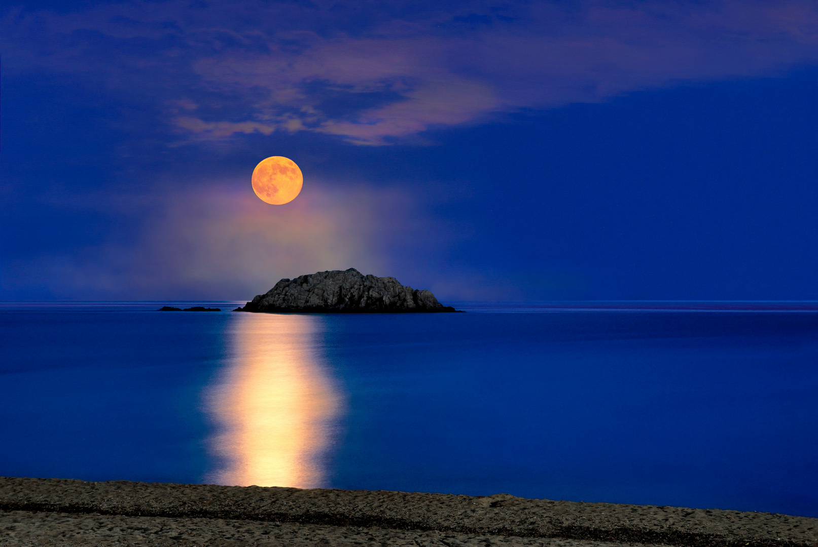 Reflejos de luna llena