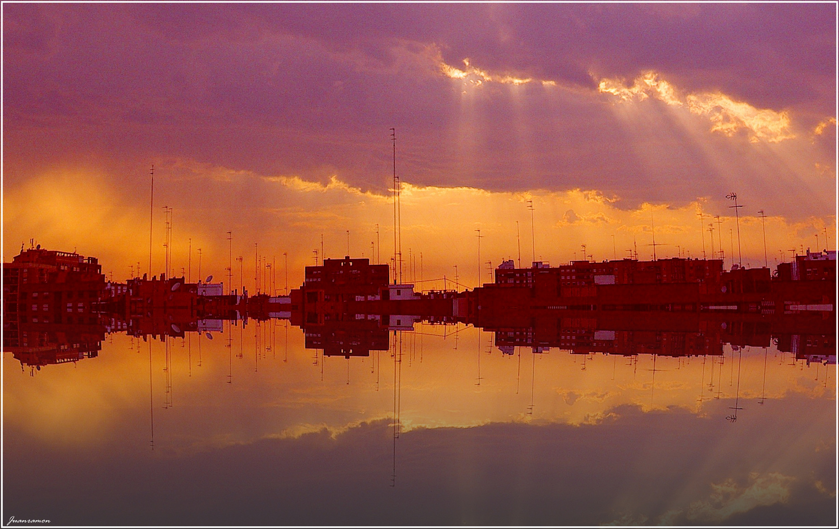 Reflejos desde el balcon