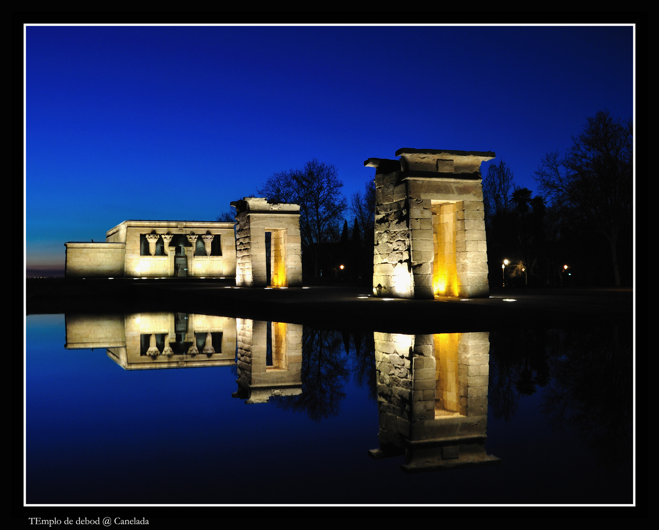 Reflejos en Debod