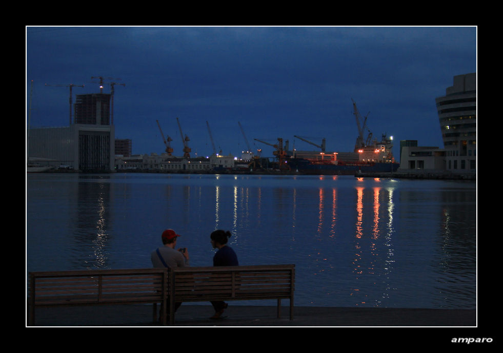 reflejos en el agua