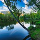 Reflejos en el Rio Duero - Soria.