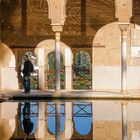 Reflejos en La Alhambra.