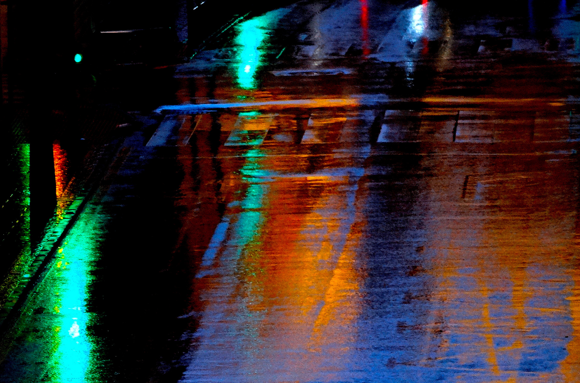 Reflejos en la Calzada ...una tarde de tormenta 