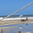 Reflejos en la playa