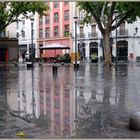 reflejos en la plaza..................