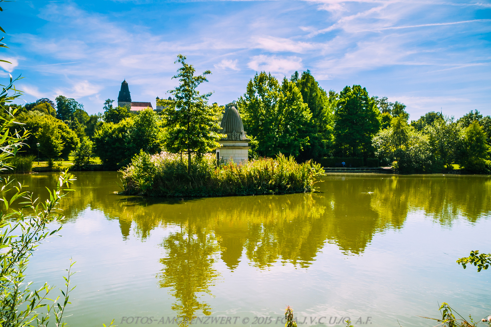 Reflektion 2 im Bentheimer Schlosspark