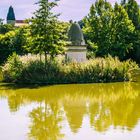 Reflektion 3 im Bentheimer Schlosspark und Teich