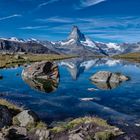 Reflektion des Matterhorns