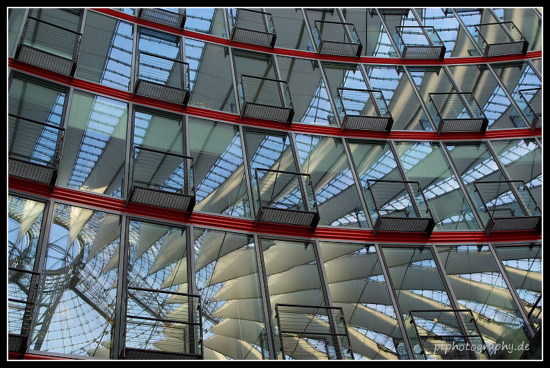 Reflektionen im Sony Center