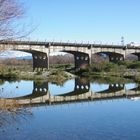 Reflektionen..Bridge over calm waters