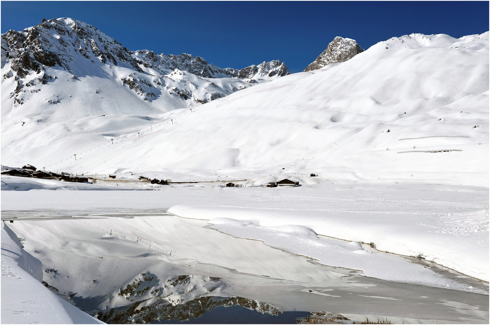 reflet sur le lac