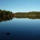 Reflet sur le lac de Pierre-Percée