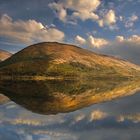 reflet sur le loch!