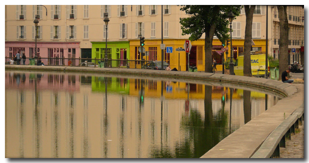 Reflets canal St Martin