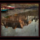 Reflets dans la ribière d'auray , à St Goustan