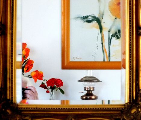 Reflets dans un miroir