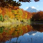 Reflets d'argent sur le Lac de la Beunaz à Bernex 74, sans feuille