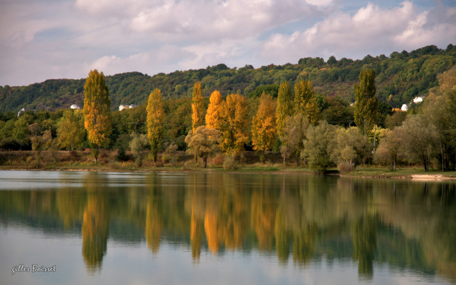 Reflets d'automne à Lavacourt