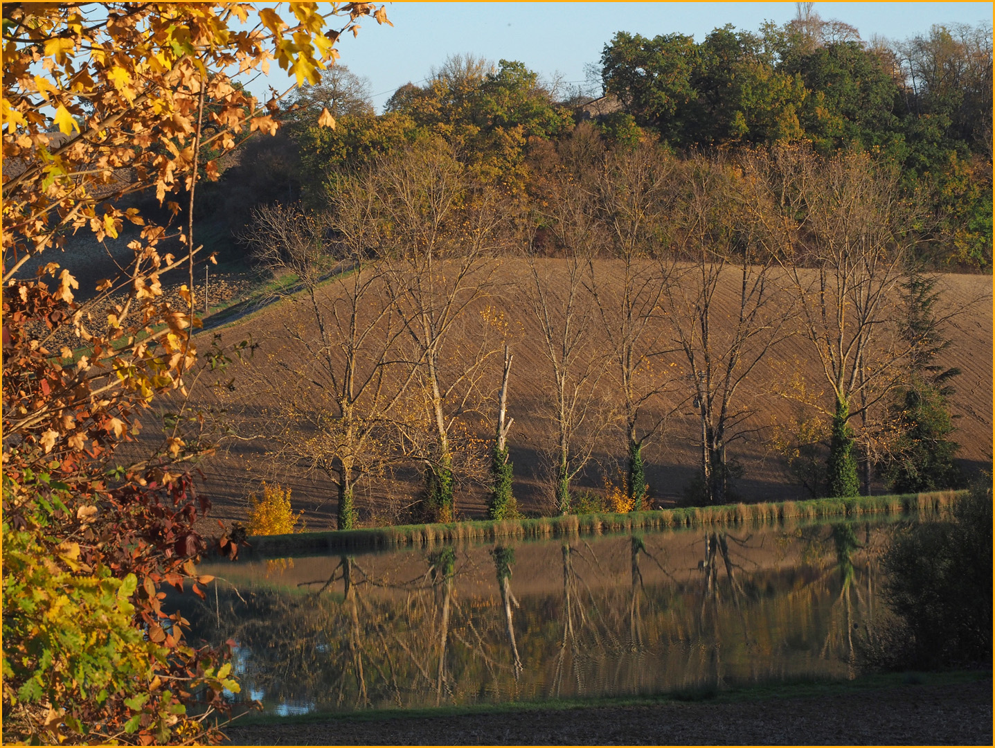 Reflets d’automne dans le Gers