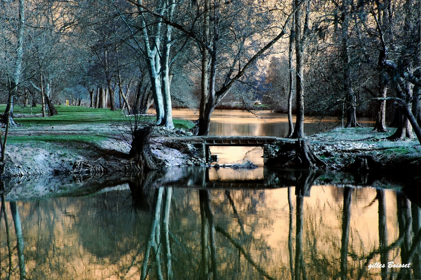 reflets d'hiver sur la Charente