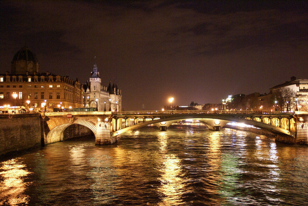 Reflets d'or sur la Seine