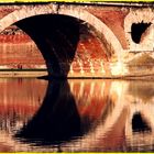 Reflets du Pont Neuf de Toulouse.