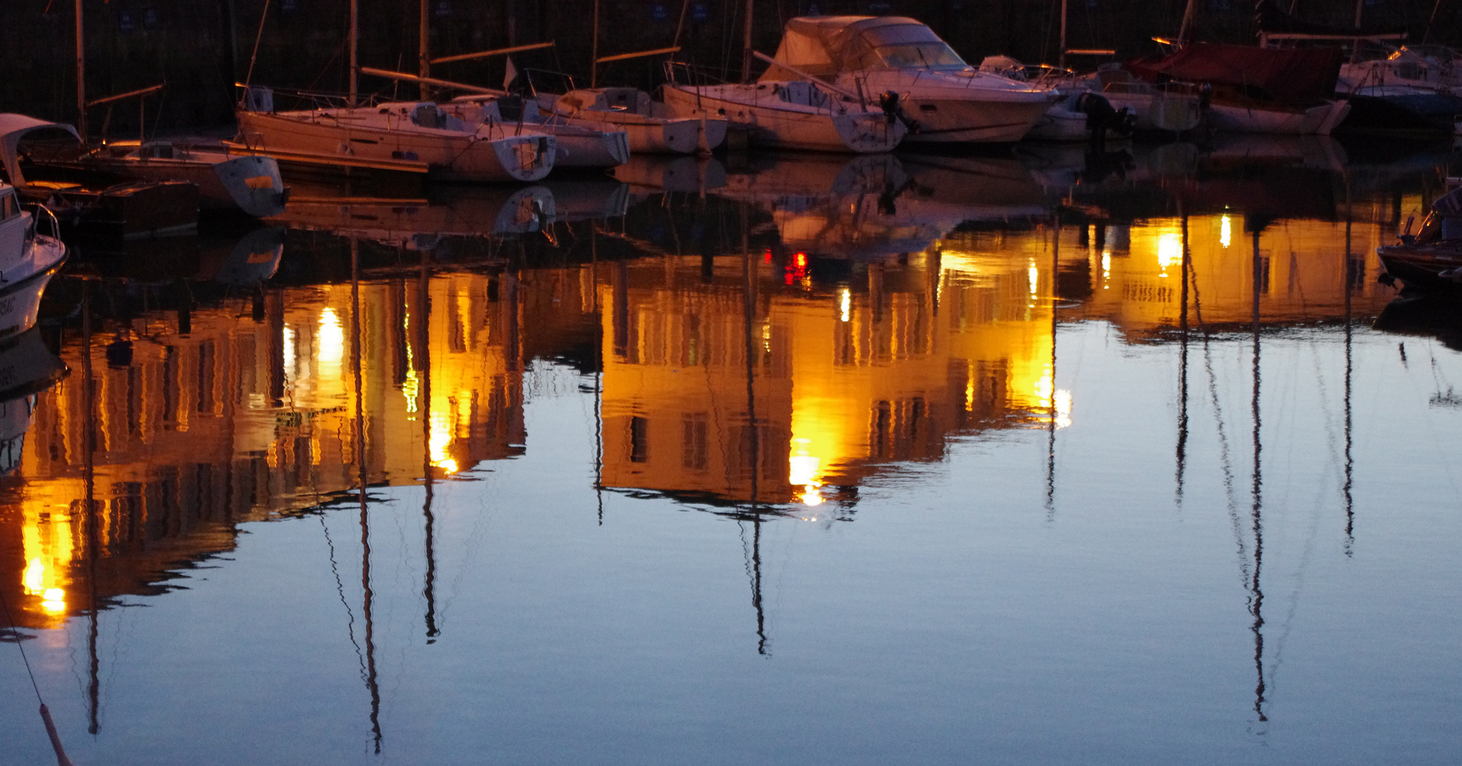 Reflets du port