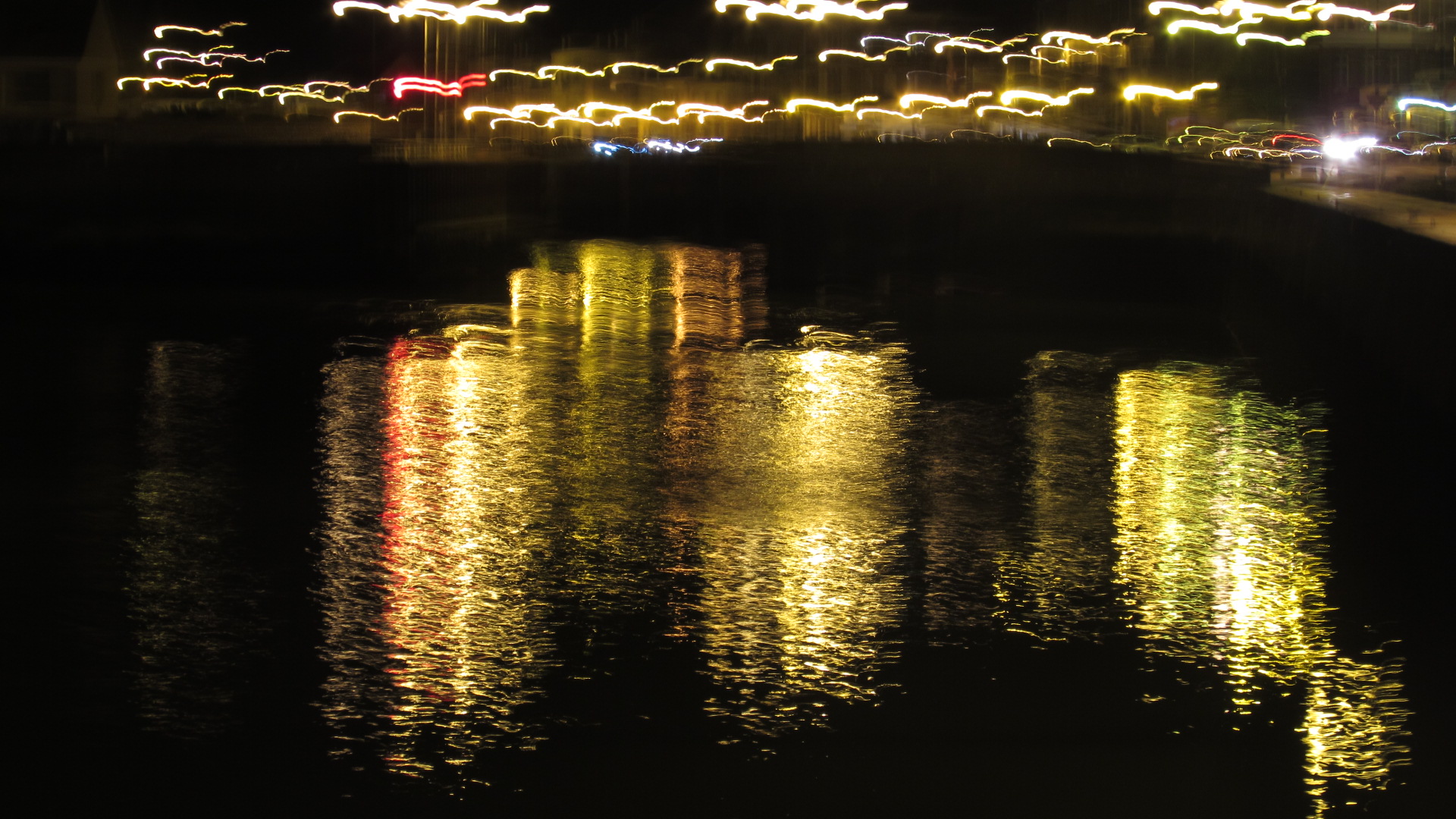 ..Reflets du soir  au Tréport..