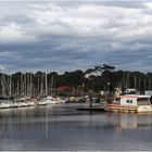 Reflets hivernaux  --  Port de Capbreton