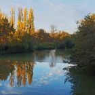 Reflets sur la Baïse à l’automne