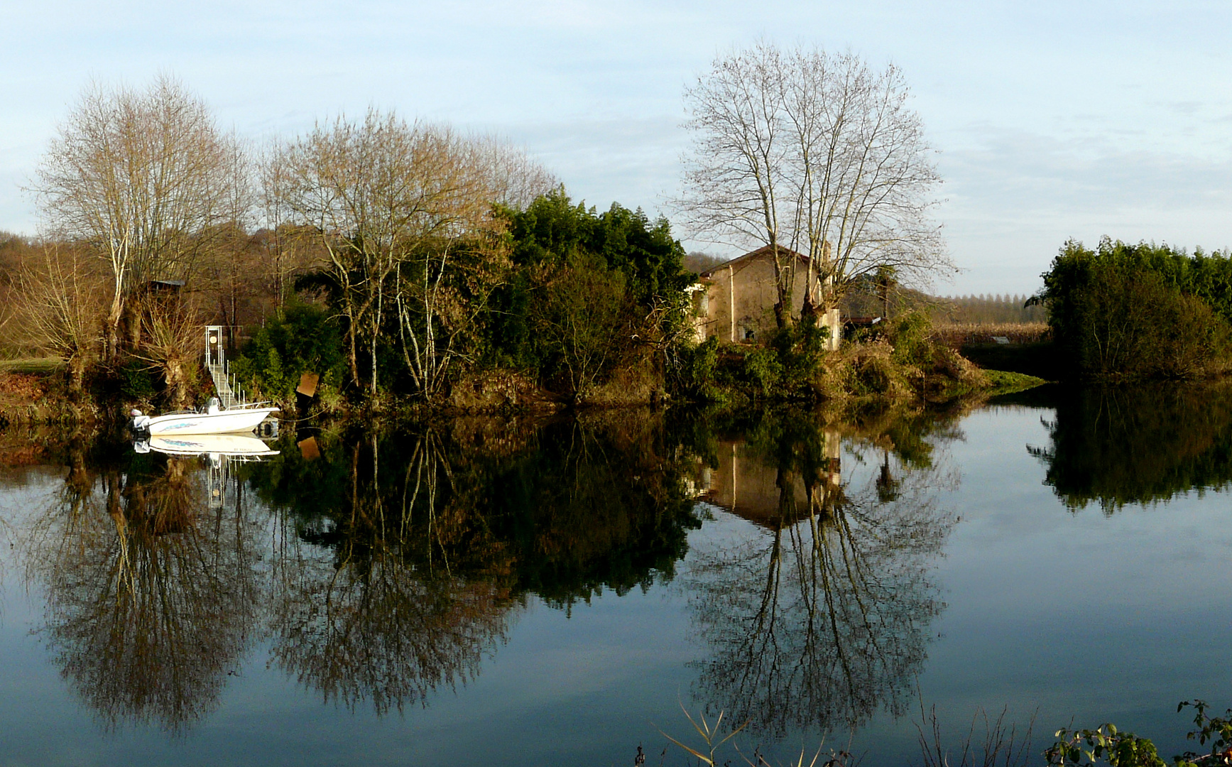 Reflets sur la Nive