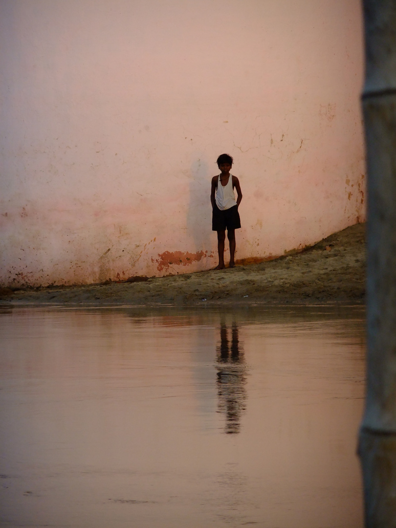 Reflets sur le Gange