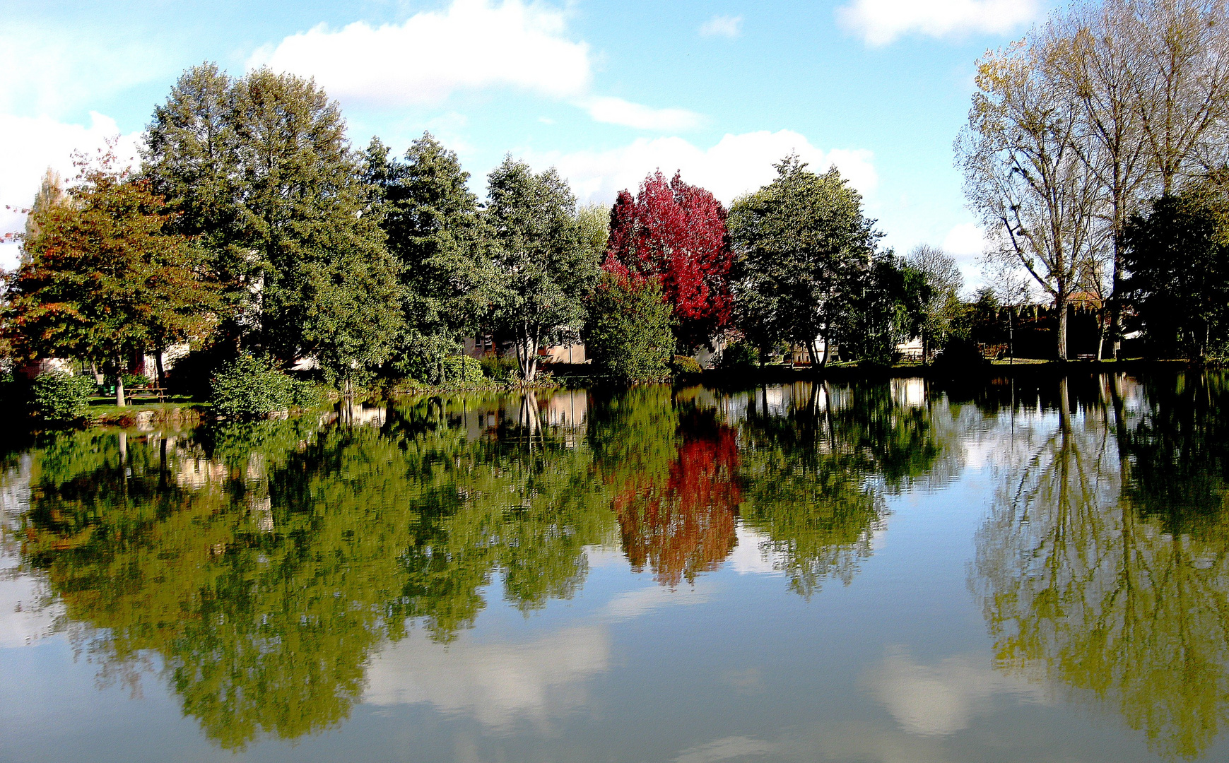 Reflets sur le lac