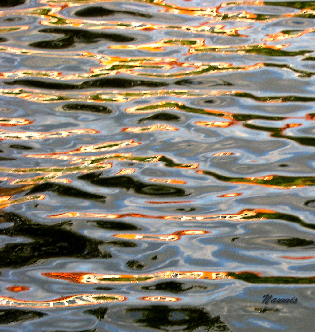 Reflexe auf dem Wasser