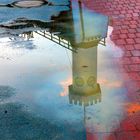 Reflexe - Turm des Gradierwerkes in Bad Salzuflen - 2008