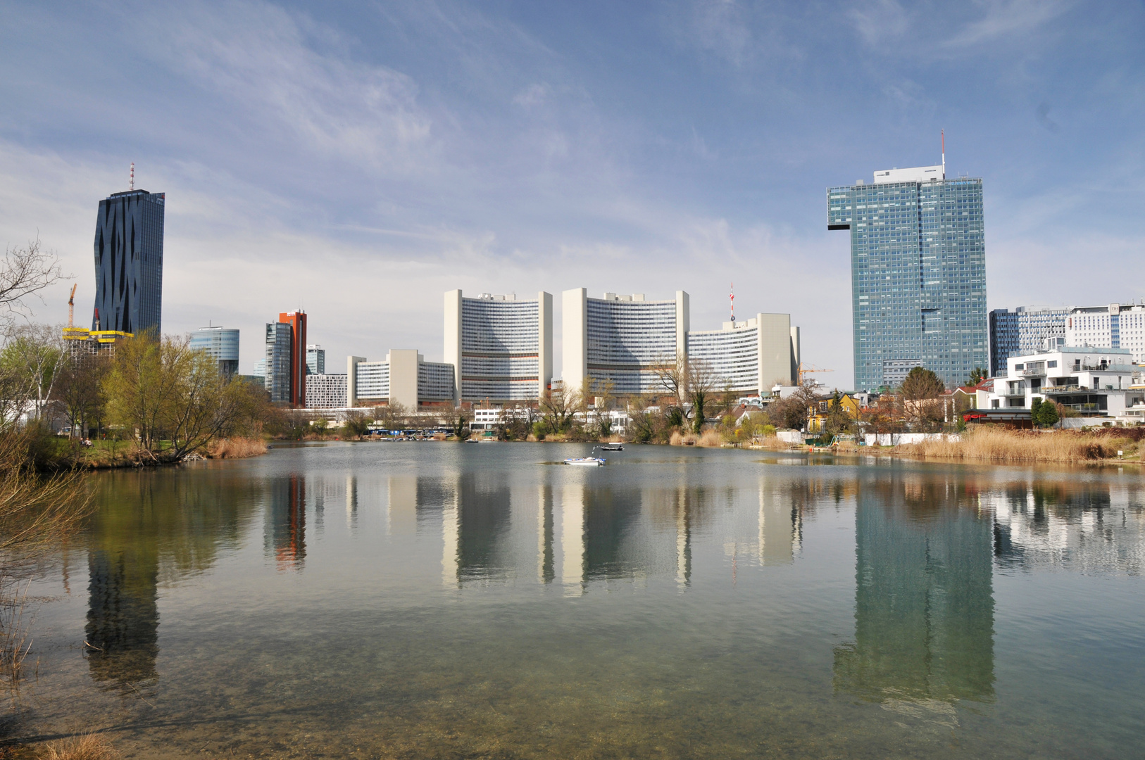 Reflexion der Donaustadt