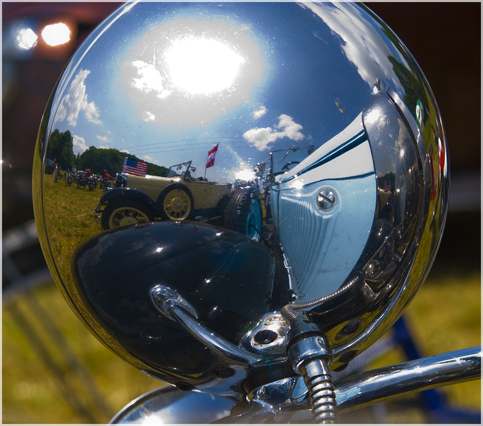 Reflexion eines Oldtimers