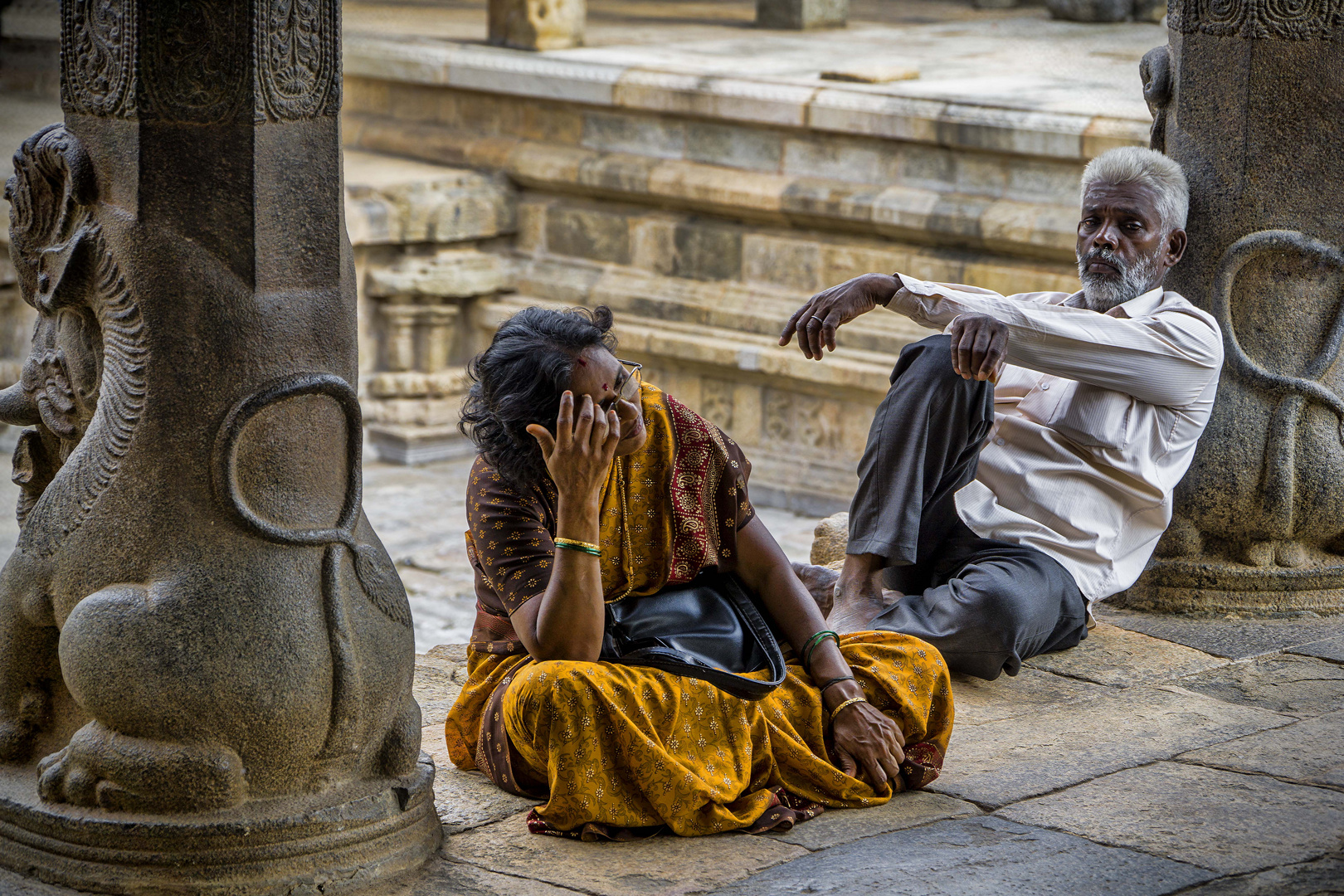 Reflexion ou meditation? les joies du temple.