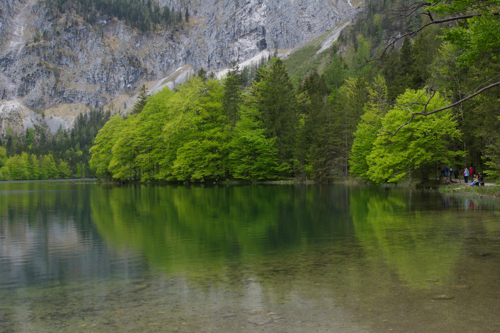 Reflexionen am hinteren Langbathsee