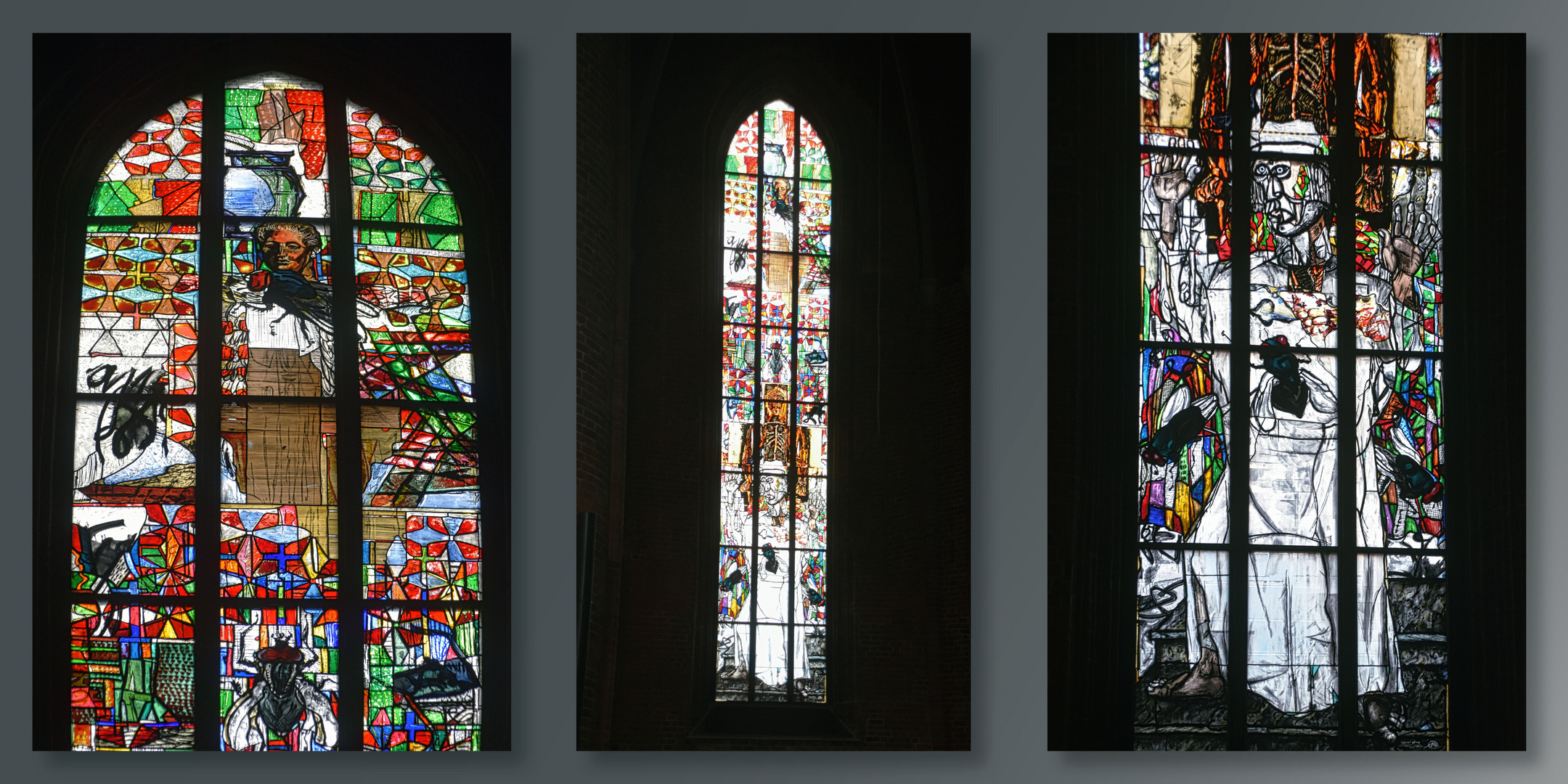 Reformationsfenster in der Marktkirche Hannover