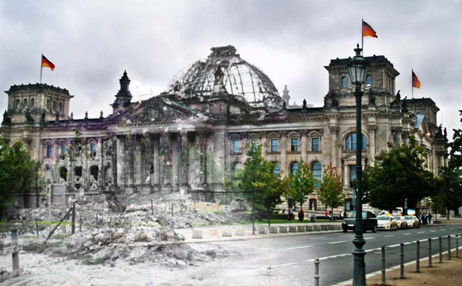 Refotografie - Berlin Reichstag 1946/2010