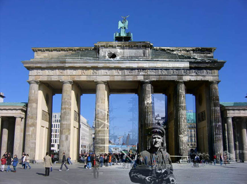 Refotografie - Brandenburger Tor 1945/2005