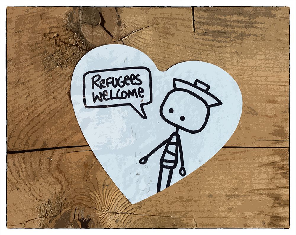 REFUGEES WELCOME ...