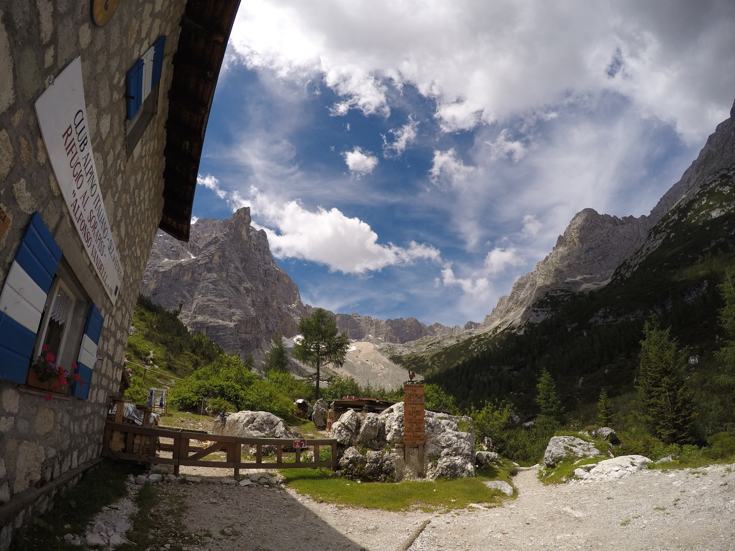 Refugio al Sorapiss Alfonso Vandelli